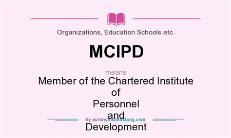 mcipd|what does chartered mcipd mean.